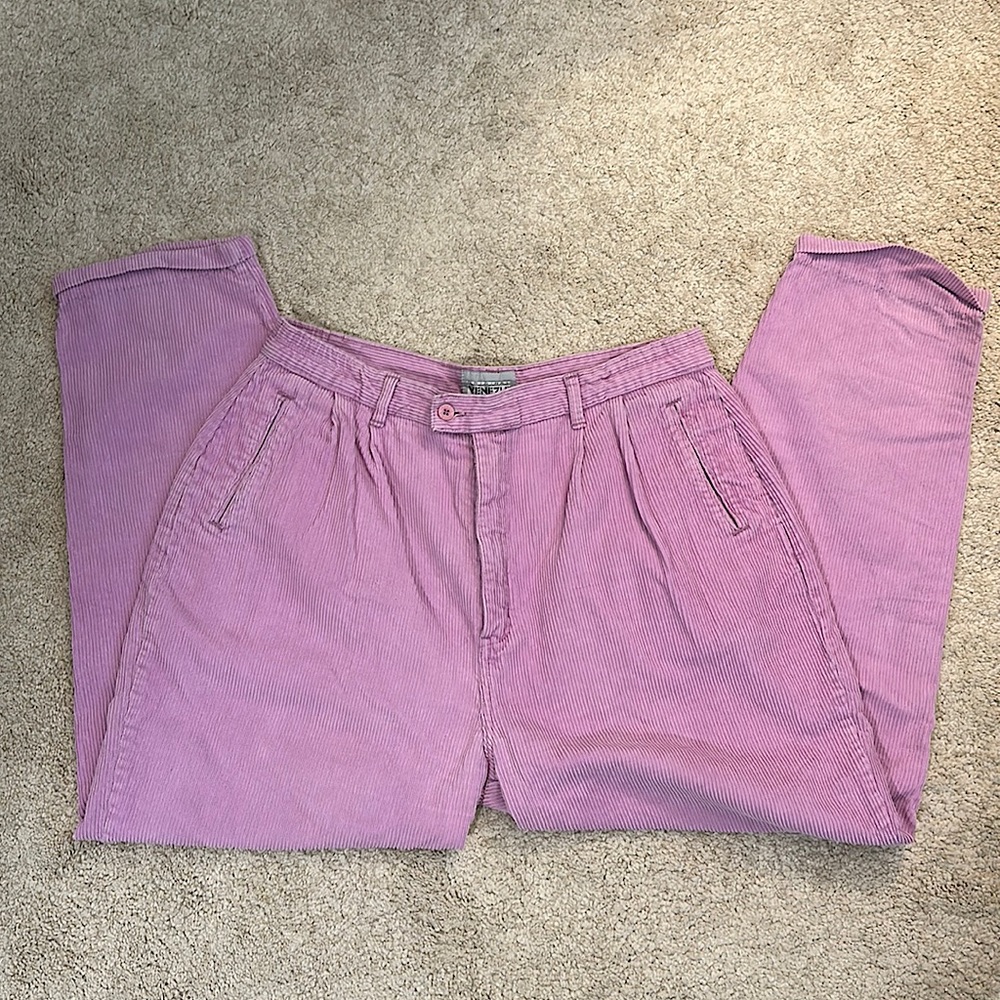 Venezia Vintage Corduroy Pink Pants